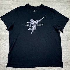 Nike Men’s T-Shirt Sportswear Wings of Victory Angel Graphic Black XXL