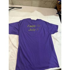 Port & Company Men’s 2XL Purple Pocket Crew Neck Graphic Tee The Mad Hatters