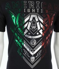 AMERICAN FIGHTER Men’s T-Shirt KENDELTON Athletic Black Biker MMA S-4XL