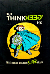 Vintage ThinkGeek Timmy Dr. Strange Comic Book Retro Parody Black T-Shirt L SDCC