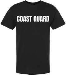 Coast Guard T-Shirt US Physical Training PT Team Double Sided Printed Tee Shirt