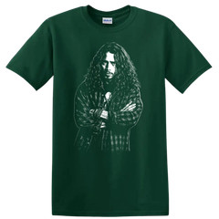 Chris Cornell T Shirt Rock Legend Portrait Grunge Music Singer Fan Tribute Tee