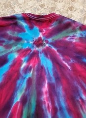Hand Tie Dyed T Shirt Men’s XL 100% Cotton Pre Washed ShortSleeve Gift #3