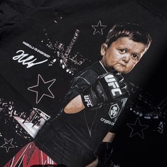 UFC Hasbulla Magomedov Shirt Mens Small Black MMA Graphic Tee Vs Everybody