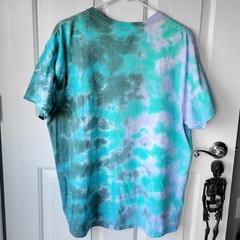Dr. Satan XL T-Shirt Tie-dye House Of 1000 Corpses, Horror Gore blue purple boot