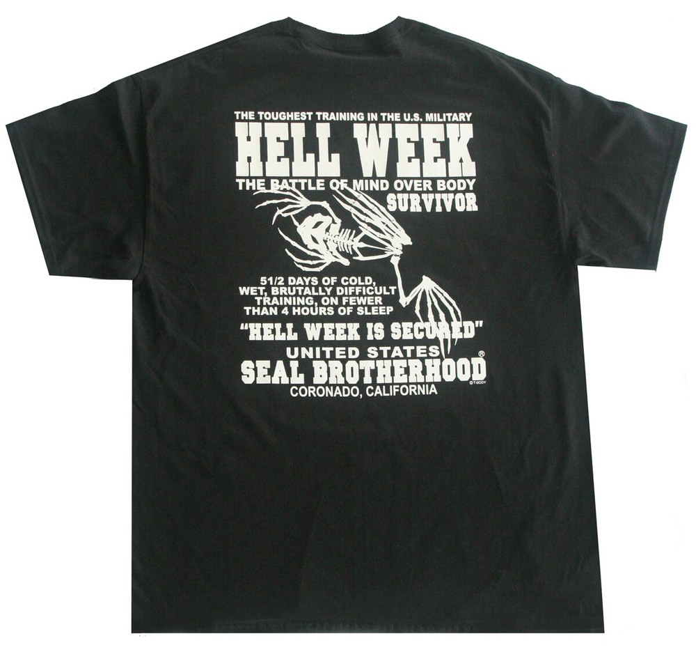 U.S. Seal Brotherhood Hell Week T-Shirt Buds Special Forces Patriotic Gift New