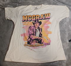 Tim McGraw Tour Tshirt XL 2024 Standing Room Only Tour Dates Concert Graphic