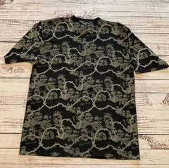 Vintage Avirex T-Shirt Size XL Barbed Wire Mount Rushmore All Over Print Y2k