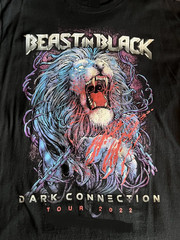 Dark Connection Beast In Black Graphic Print Music Fan Shirt ED1183