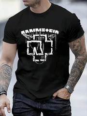 Rammstein Merch Core Men’s Heavyweight 100% Cotton T-Shirt – 180gsm Industrial C