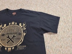 Harley Davidson Shirt Mens XL Black Steel City Washington PA Graphic Tee