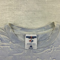 Vintage 90s Maui Hawaii Shirt Size Large Blue Lizard All Over Print