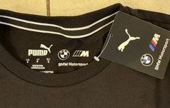 NWT Puma BMW Motorsport MMS Nightride T Shirt Men’s BLACK Size SMALL