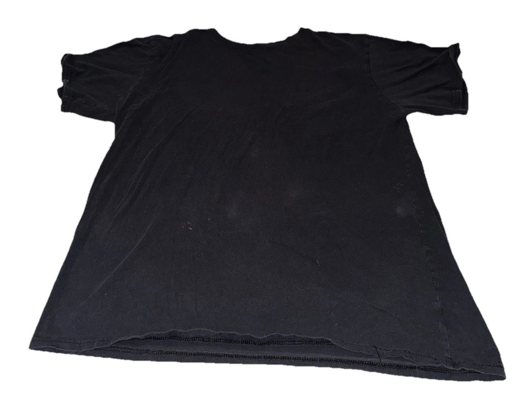 BCG Black 2XL Faded Distressed Short Sleeve T-Shirt