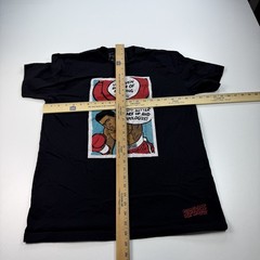 Super Rage Muhammed Ali Graphic Shirt Mens Extra Large XL Black Crew Neck Cotton