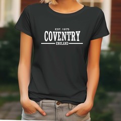 Mens 50th Birthday T Shirt City Of Birth COVENTRY any Place Year 30th 60th 40th