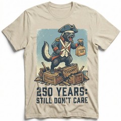 Honey Badger Freedom Fries Years Still Dont Care Funny Vintage T-Shirt
