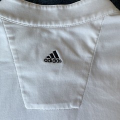 Adidas Climate Stretch Short Sleeve 1/4 Zip White Shirt XL