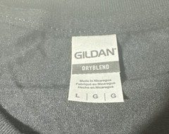 Gildan Adult T-Shirts 5-Pack DryBlend 50/50 cotton/polyester Large Black