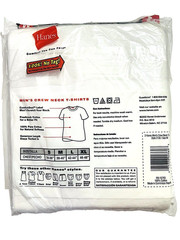 2002 VINTAGE 2- MEDIUM HANES T-SHIRTS TAGLESS COMFORT 100% COTTON OPENED PACKAGE