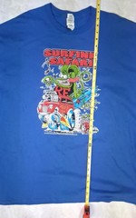 Ed Big Daddy Roth Rat Fink Hotrod Surfink Safari 2XL T Shirt Rare 2003 blue