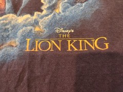 The Lion King Mufasa Shirt XL Disney Designs Movie Promo Preowned 90s Simba Scar