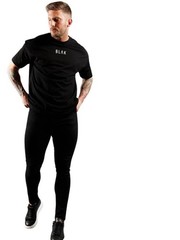 BLAK Cotton T-Shirt: Large Logo, Trendy Oversized Fit, Black
