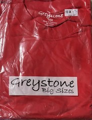 NWT Greystone Big & Tall Men’s Red T-Shirt , 10XL