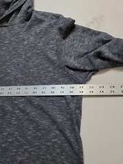 APT.9 Hooded Shirt Mens L Cotton/Poly Blend Performance Premier Flex Gray Heathr