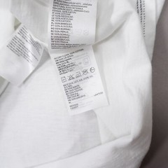 Formula 1 Flat Seam Retro H&M T Shirt Official F1 Mens Small White Cotton