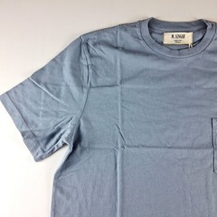 M. Singer Short Sleeve Pocket Tee T-Shirt Men’s Size Small Indigo Blue Cotton