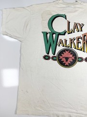 Vintage 90’s Clay Walker Tour T-Shirt Size XL Fruit Of The Loom USA Tee *STAINS