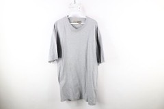 Vintage LL Bean Mens Large Blank Baggy Fit Short Sleeve T-Shirt Heather Gray