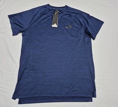 Adidas Mens Gym + Tee Running Training Multi Sports Dark Blue Shirt JW7276