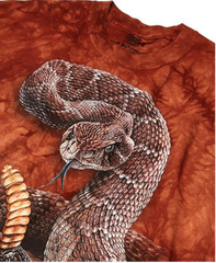 Rattlesnake Snake Charmer Diamondback Reptile Venom The Mountain T-Shirt S-5X