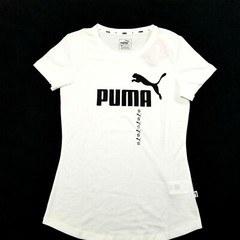 Puma Women’s T-shirt Essentials Graphic Print Logo Cotton