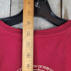 Weaver Leather Graphic T-Shirt Red Men’s Large District Made Workwear Ranch Tee