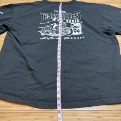Vtg Easyriders Rodeo Tour 94 Henley Script Sleeve Faded Boxy XXL Single Stitch