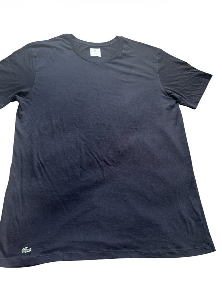 Lacoste Underwear Supima Cotton T-Shirt Men’s XXL Black Crew Neck Tee