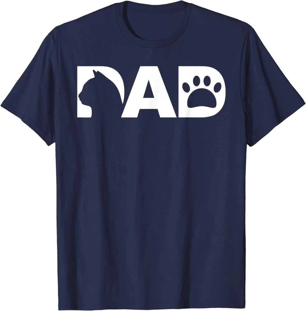 Cat Dad T-Shirt Funny Gift Father’s Day Cat Lover Unisex T-Shirt