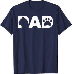 Cat Dad T-Shirt Funny Gift Father’s Day Cat Lover Unisex T-Shirt