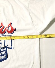 Vintage Coors Light The Silver Bullet White T Shirt Size XL Beer Swag Cotton