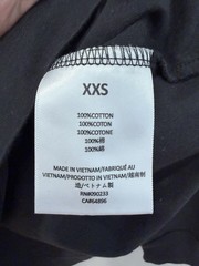 Size XXS Extra Small Essentials Fear Of God FOG Black Long sleeve Shirt (flaw)
