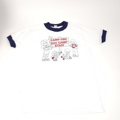 Vtg Camp Fire Day Camp Staff T-Shirt Size M 38-40 Made in USA