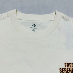 Converse Men’s Tee MEDIUM White Loose Fit Short Sleeves T-Shirt 100% Cotton NWT