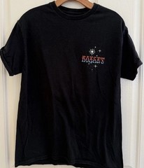 Box Set Headin Out Hippie Flower Shroom Bus Skeleton Men’s Black T Shirt Size M