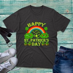 Happy St. Patrick’s Day T-Shirt Rainbow Shamrock St Paddys Day Irish Gift Top