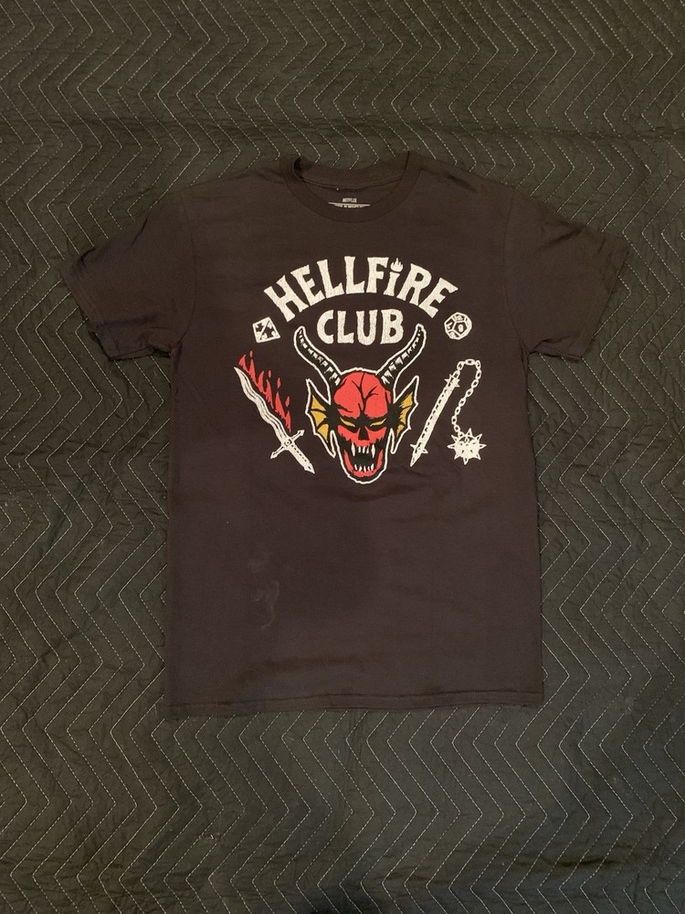 Netflix Stranger Things Hellfire Club, Men’s Size Small, Hawkins, Season 5