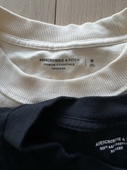 Abercrombie & Fitch Essentials Relaxed T-Shirt 3 Pack and 1 Premium Cropped Tee