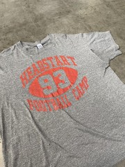 Vintage 1980s Russel Headstart Football Tee distressed
